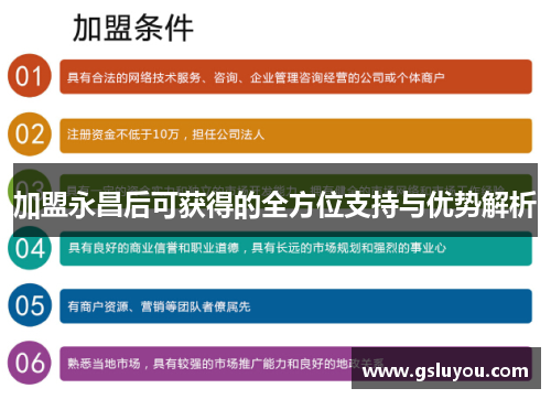 加盟永昌后可获得的全方位支持与优势解析