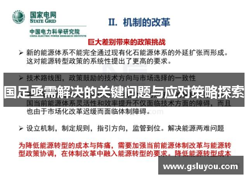 国足亟需解决的关键问题与应对策略探索